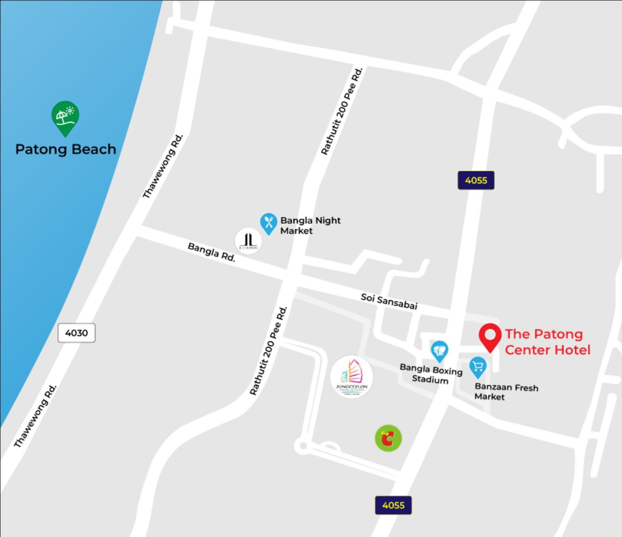 The Patong Center Hotel Exterior foto